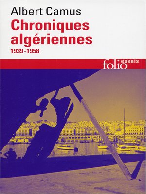 cover image of Actuelles (Tome 3)-- Chroniques algériennes (1939-1958)